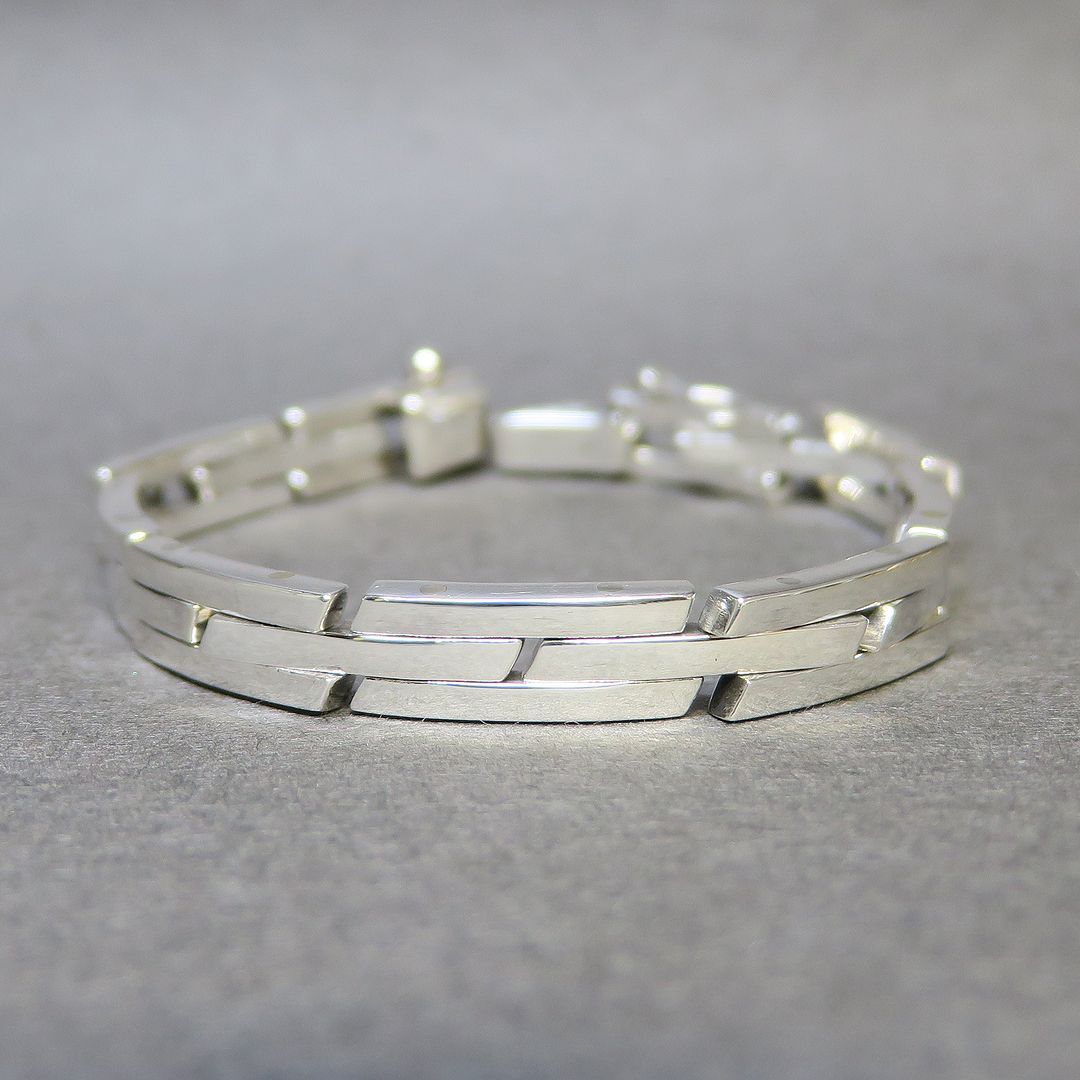 シルバー スターリング SV925 リンクデザイン ブレスレット 40.9g -buys