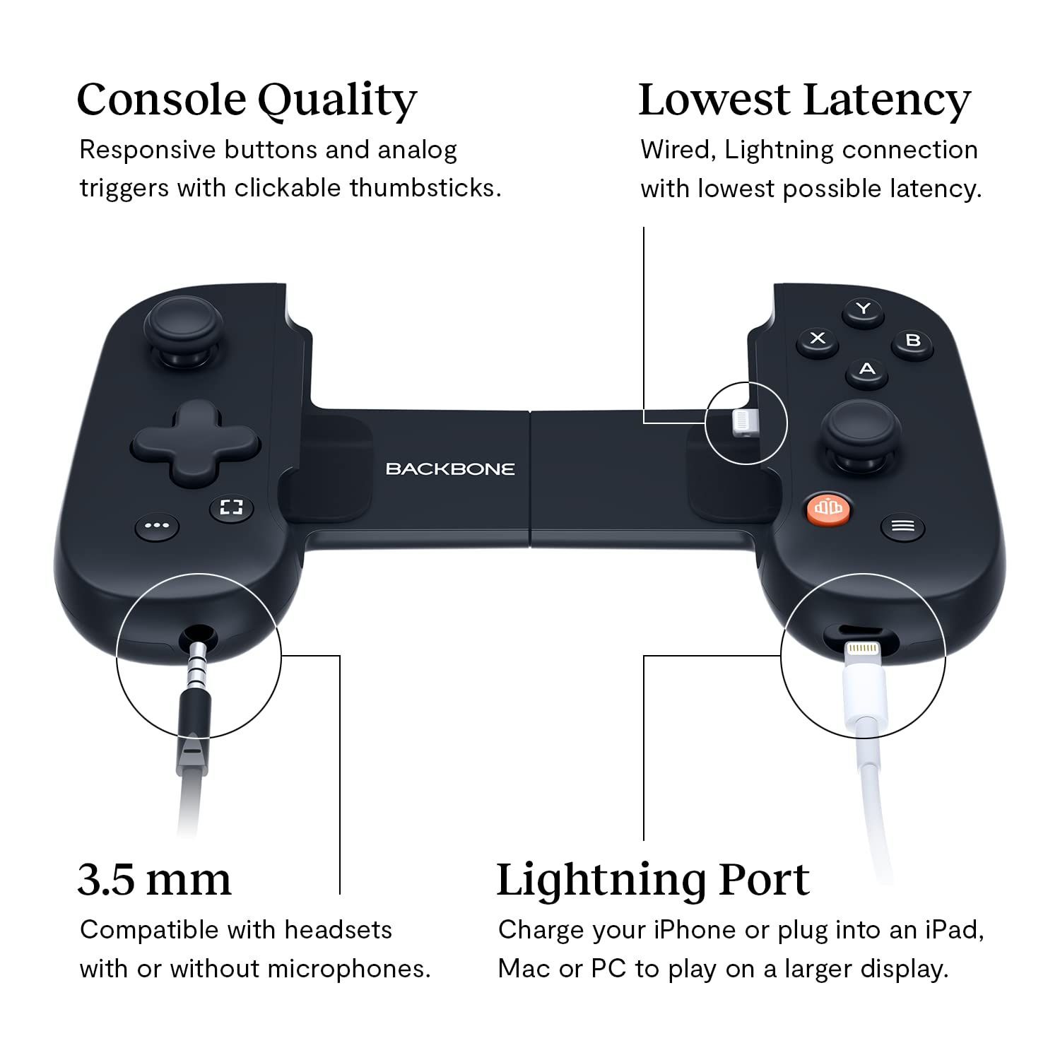 特価セール】BACKBONE One モバイルゲームコントローラー for