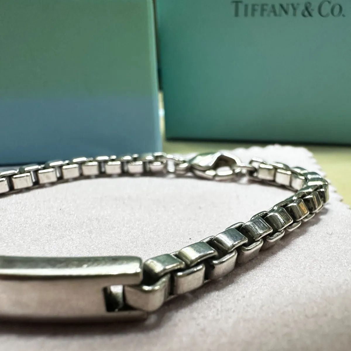 TIFFANY&Co. ティファニー ベネチアン リンク ID ブレスレット