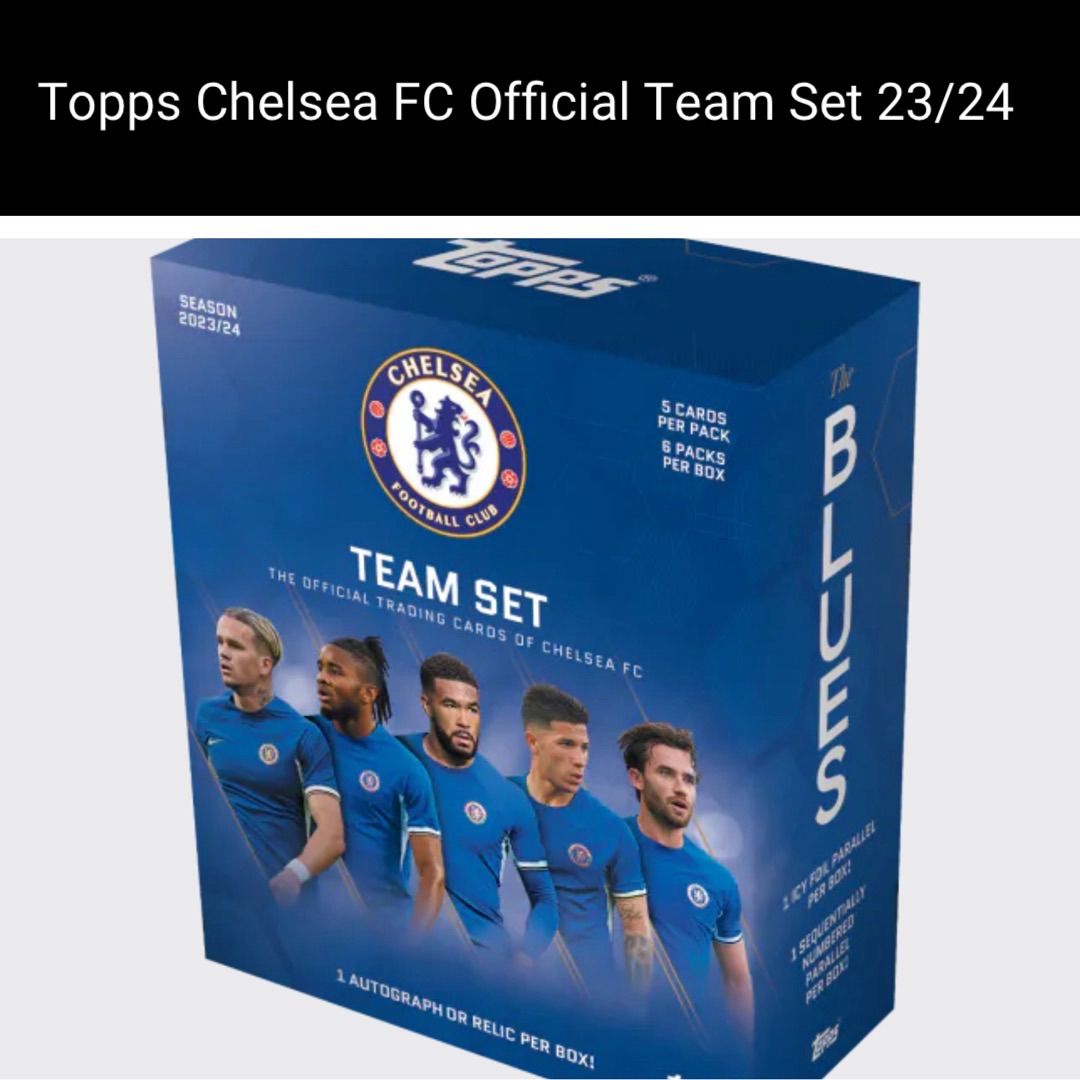新品未開封】Topps Chelsea FC Official Team Set 23/24 ② 