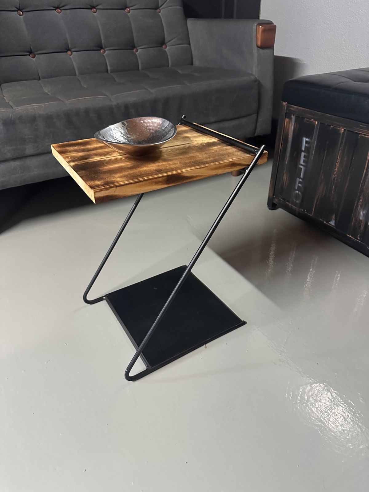 アイアンレッグサイドテーブル アイアン 男前インテリア サイドテーブル アイアンシェルフ ウォールシェルフ