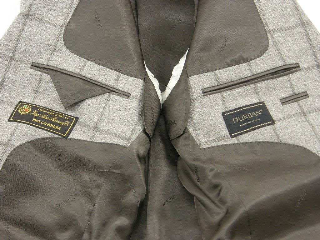 未使用級　ダーバン　テーラードジャケット　シルクリネン　ロロピアーナ　チェック 楽天市場】D'URBAN【ダーバン】LoroPiana【ロロピアーナ】日本製