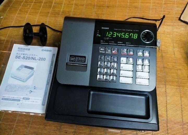 カシオレジスター SE-S20/NL200 人気機種 送料無料 108801