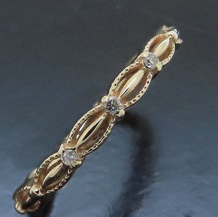 agete アガット ダイヤモンド リング 指輪 ダイヤモンド0.02ct 5