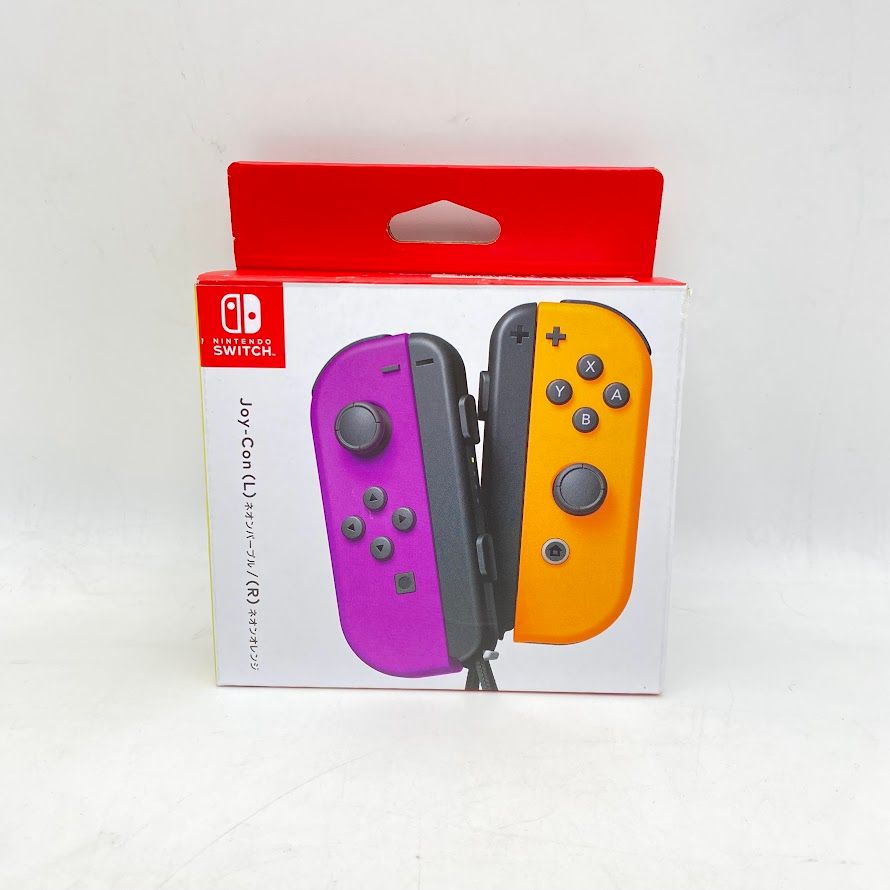 【極美品】tJoy-Con(L) ネオンパープル/(R) ネオンオレンジ HAC-A-JAQAA