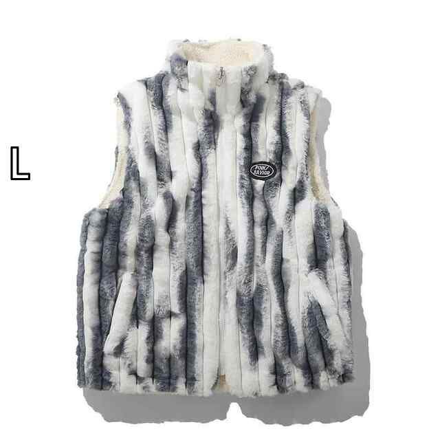 モードペイント総柄ストリートダブルジャケットブラウン韓国マーブル柄