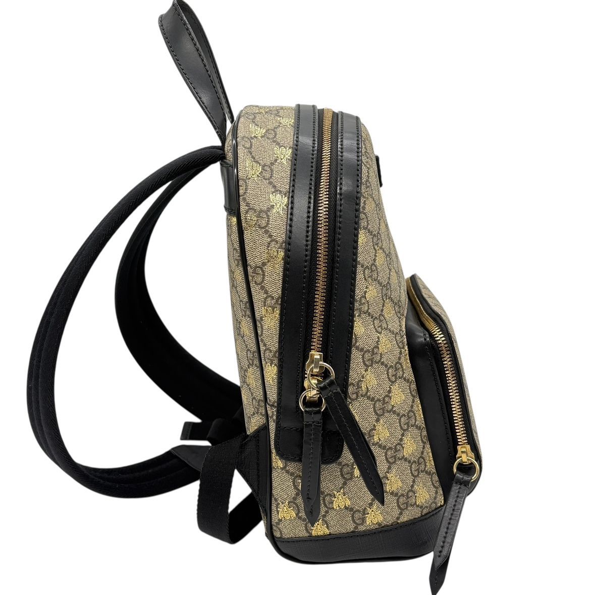 【GUCCI 】グッチ　GGスプリーム　蜂　ビーバックパック　リュック グッチGGスプリーム ビー 蜂 バックパック リュック