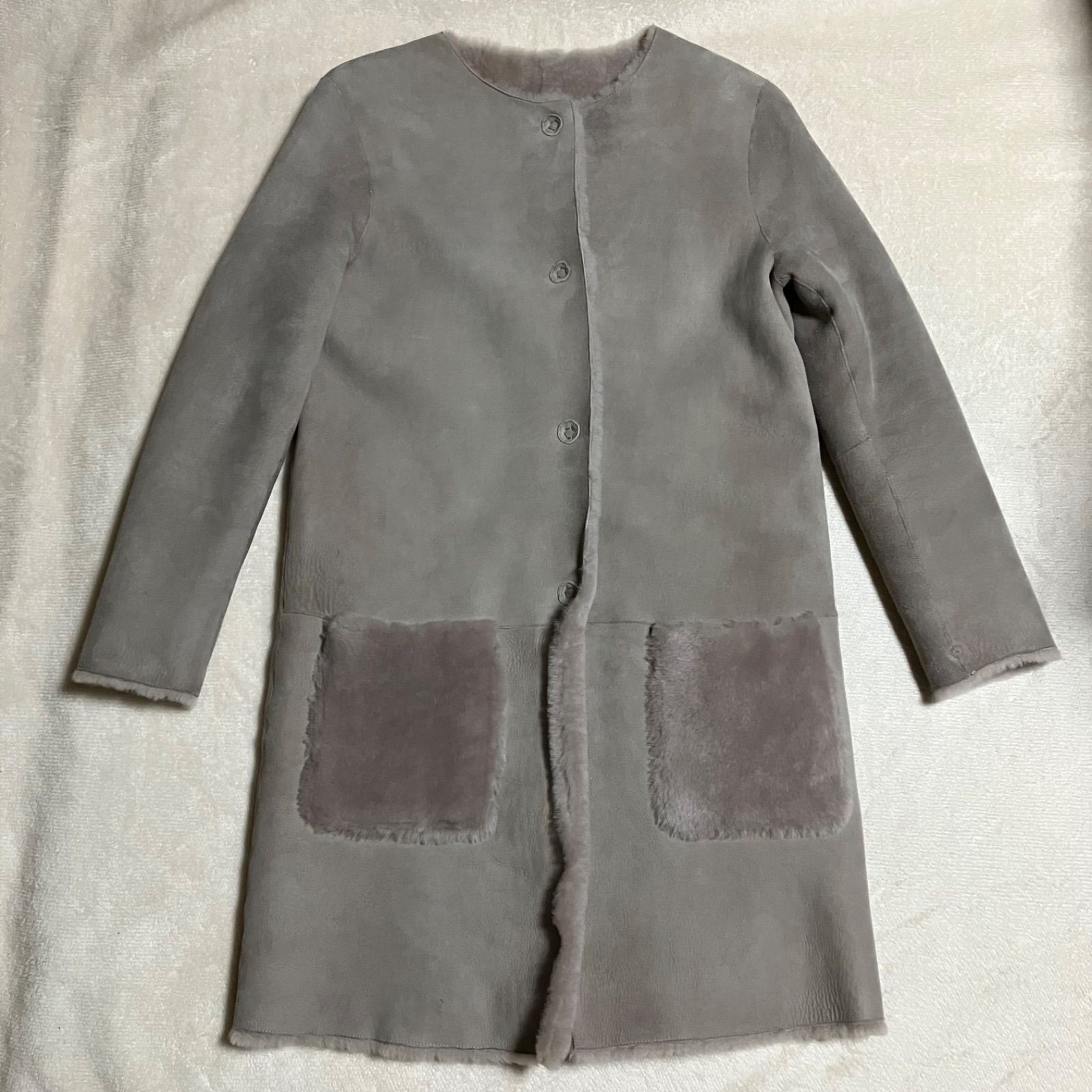 タラジャーモン ムートンコート リバーシブル ファーコート フェイクファーコート(その他のコート・ブルゾン) | TARA JARMON(タラ