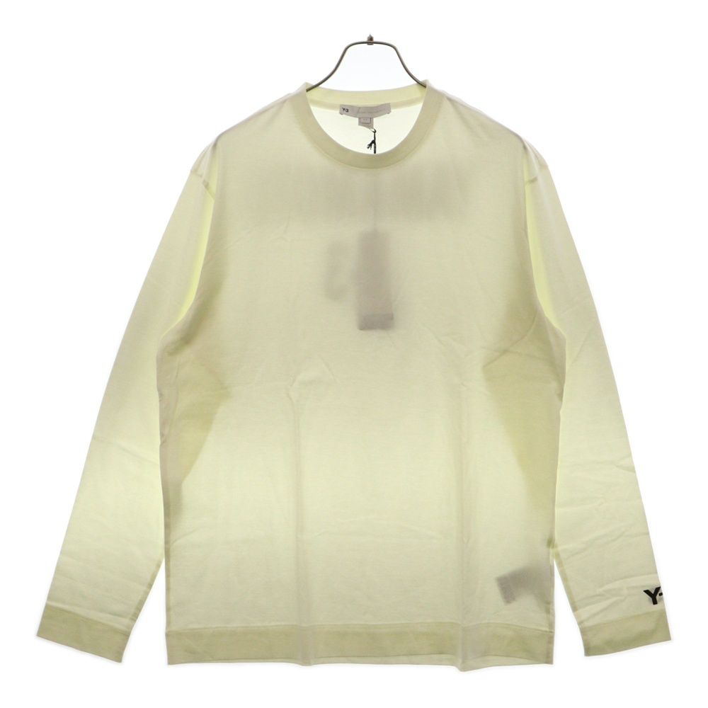 Y-3 (ワイスリー) U CH2 GFX LS TEE バックロゴプリント 半袖Tシャツ ホワイト GK4367