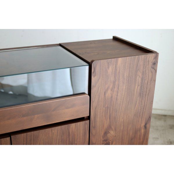 アトリス サイドボード約幅150cm BR ブラウン 代引不可 MARWIL-DEMENAGEMENTS_CH