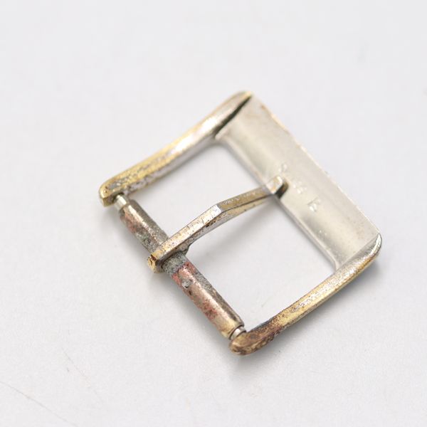 美品 オメガ 純正ベルト シルバーカラー 12ｍｍ用 レディース腕時計 純正】オメガ 尾錠 シルバーカラー 12mm用 レディース 腕時計用