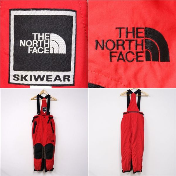 THE NORTH FACE - 希少 90’s ザノースフェイス THE NORTH FACE スキー ウェア パンツ TNF-611 メンズ M 肩紐付き メンズ M アウトドア 希少 90's ザノースフェイス THE NORTH FACE スキー ウェア