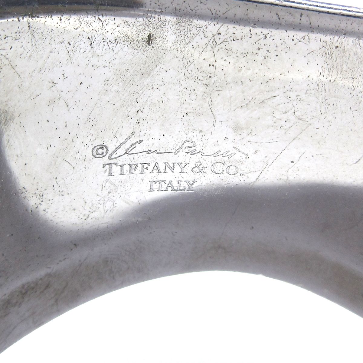  TIFFANY-Co. ティファニー バングル ボーンカフ シルバー バングル リストバンド アクセサリー