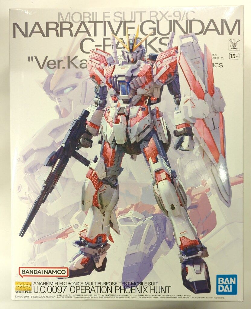 BANDAI SPIRITS MG 販売 1/100 機動戦士ガンダムNT ナラティブガンダム