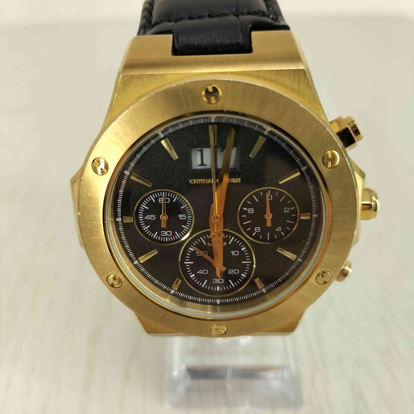 ユーズドフルギ 古着 CRYSTAL CARTER DIAMOND WATCH メンズ 表記無