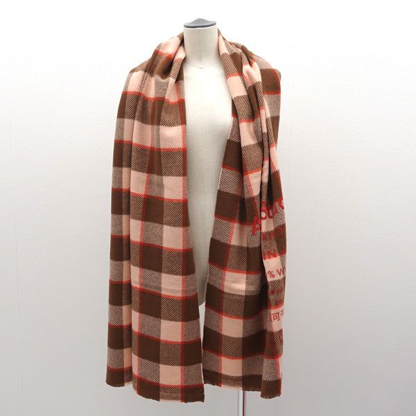 Acne Studios / アクネストゥディオズ ◇大判ストール/マフラー/ロゴ  