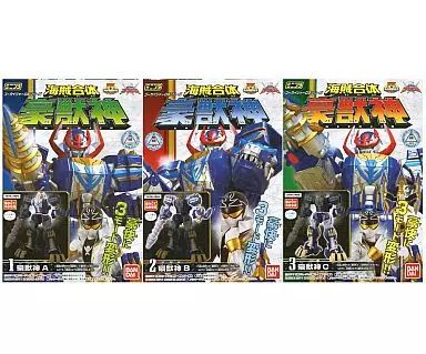  【中古】食玩 プラモデル 全3種セット 「ミニプラ 海賊戦隊ゴーカイジャー 海賊合体 豪獣神」 その他