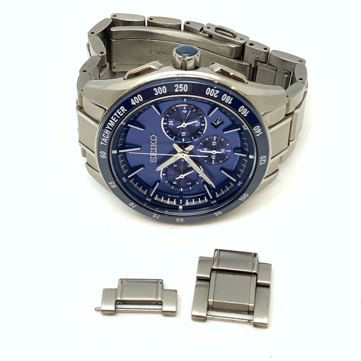 セイコー SEIKO ブライツ クロノグラフ SAGA181 ソーラー電波時計☆6か 