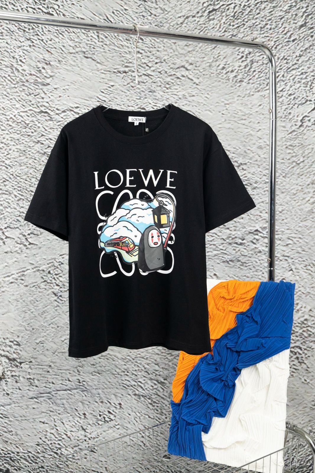 新品 LOEWE ロエベ  千と千尋の神隠し カオナシ 半袖Tシャツ ブラック 男女兼用