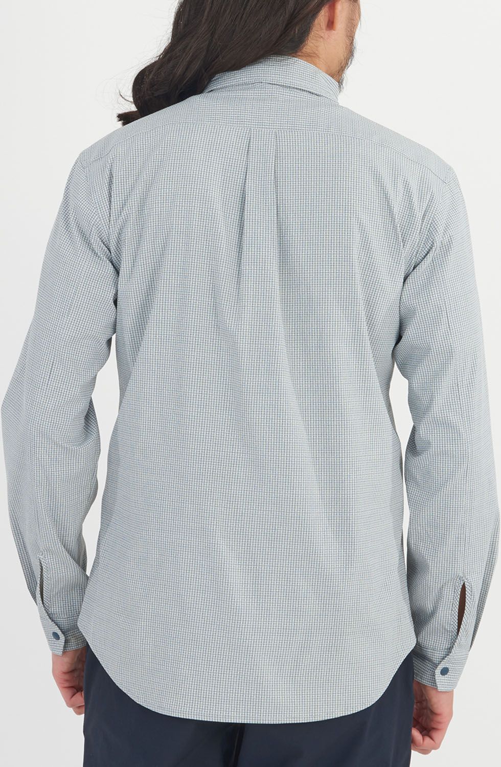 ミレー MILLET アウトドア IB CHECK SHIRT LS M シャツ 長袖 軽量 防虫機能 速乾 接触忌避剤 ペルメトリン インセクトバリヤー 虫を寄せ付けにくい 夏 ポリエステル MIV03194 N0247 BLACK-NOIR USTAUSTRALIA_COM_AU