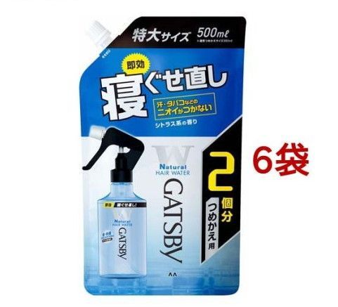 期間延長 ギャツビー 寝ぐせ直しウォーター つめかえ用 特大サイズ