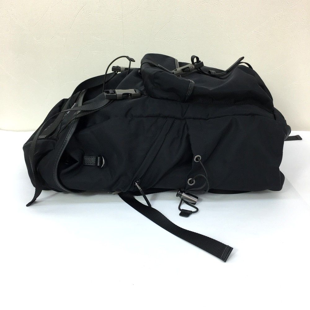 美品 PRADA プラダ 2VZ079 Re-Nylon リュックサック バックパック バック メンズ レディース ブラック - メルカリ