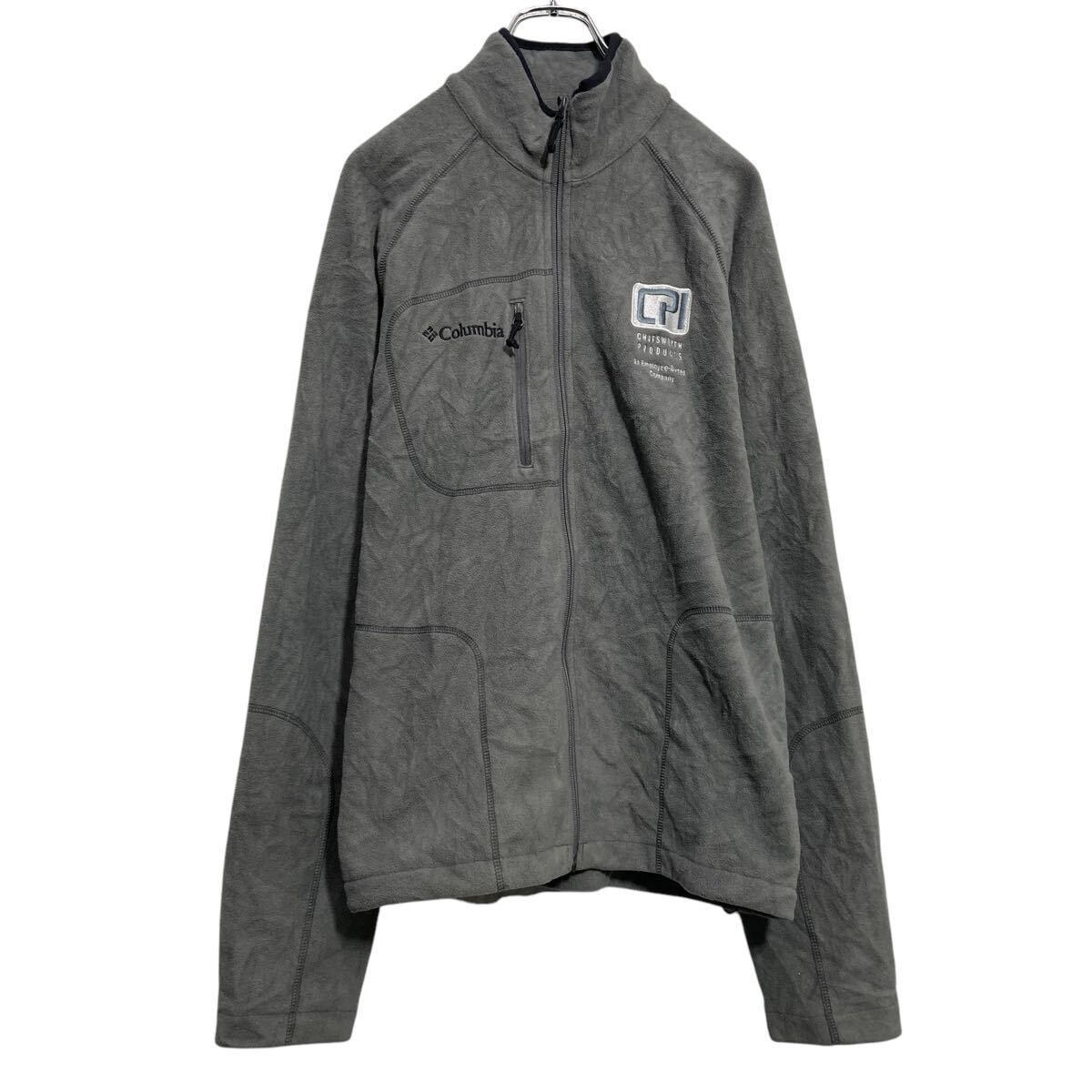 Columbia フリースジャケット コロンビア M グレー 防寒 アウトドア 