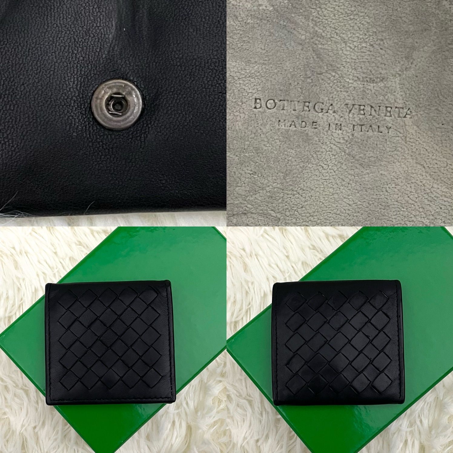 Bottega Veneta ブラック コインケース ボッテガヴェネタ 小銭入れ
