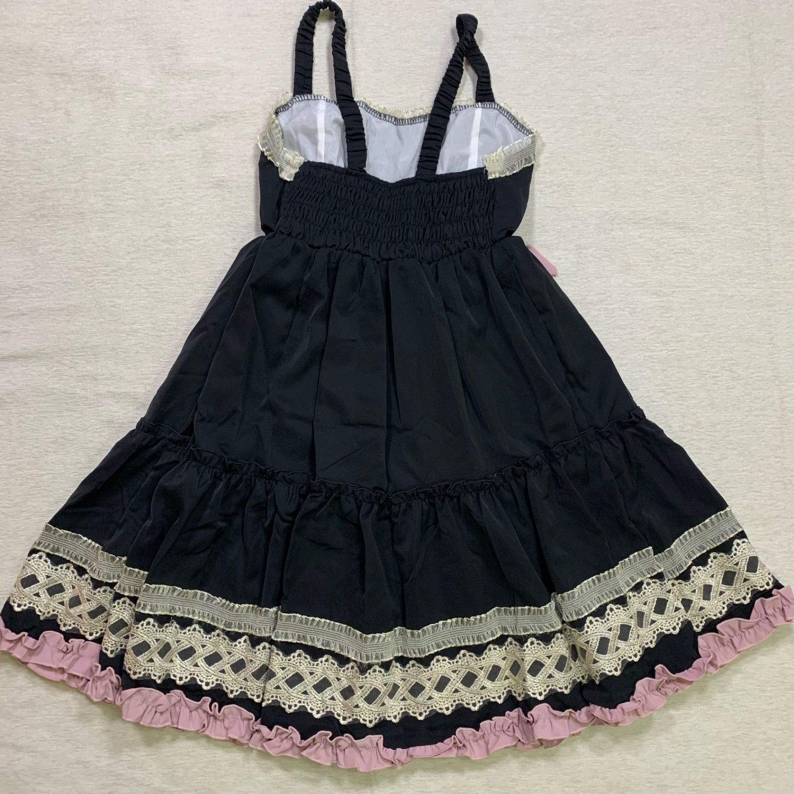 ロリータ】ゴシックロリータ ゴスロリ ワンピース ブラック 黒
