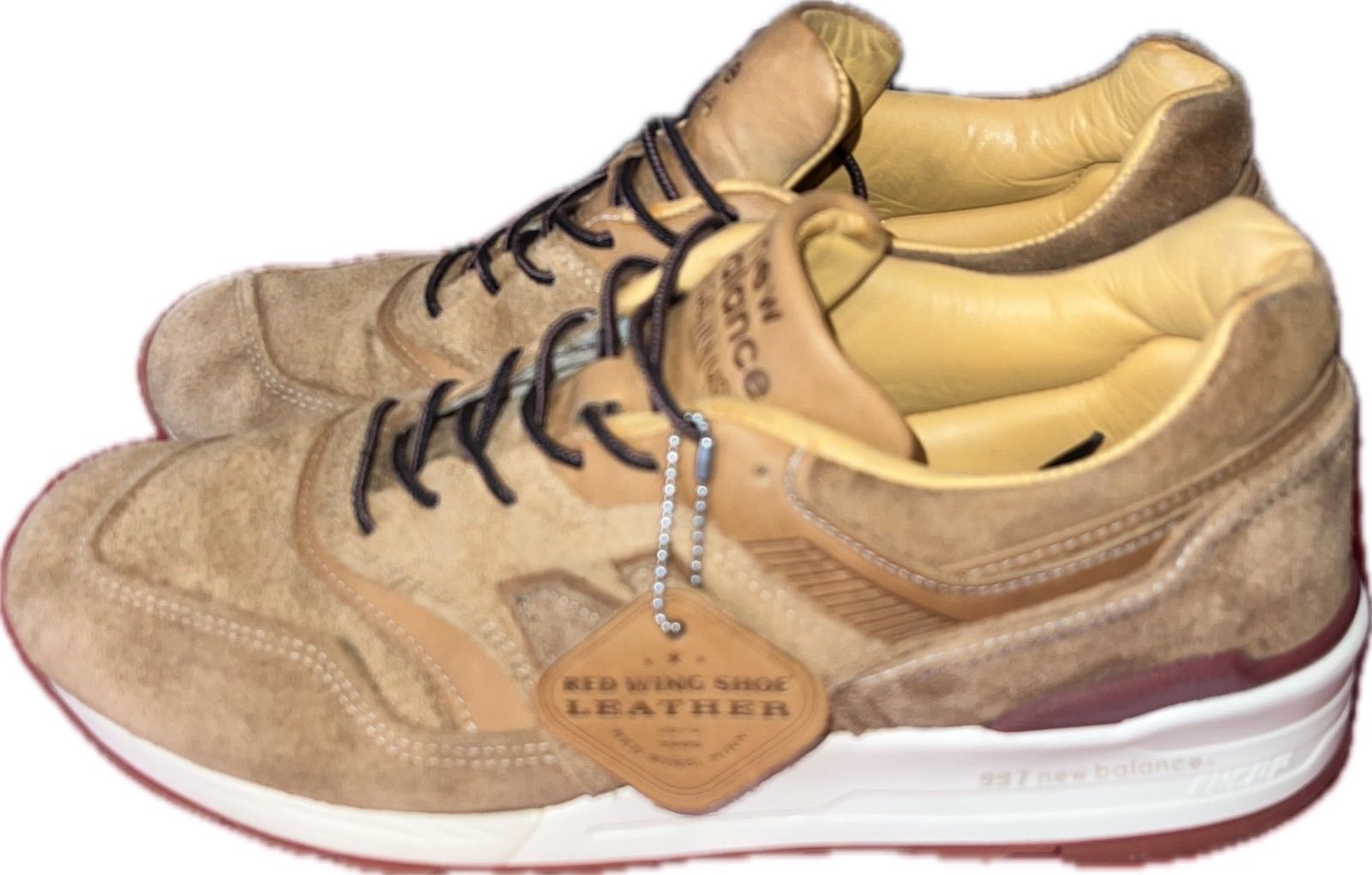 28.5cm【 RED WING × NEW BALANCE M997RW BROWN 】レッド ウィング 