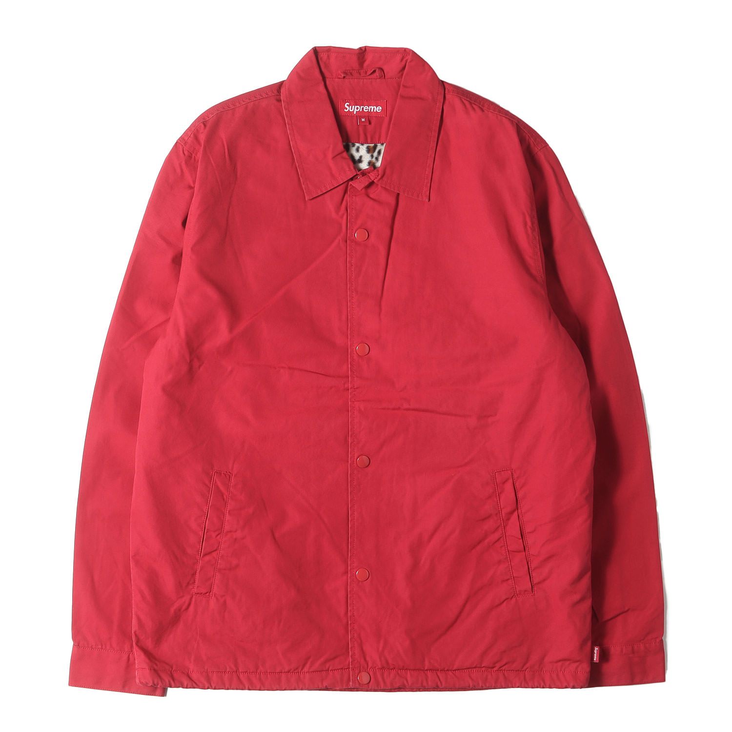 【美品】Supreme Leopard Lined Coaches Jacket 中古・古着通販】Supreme (シュプリーム) Leopard Lined Coaches