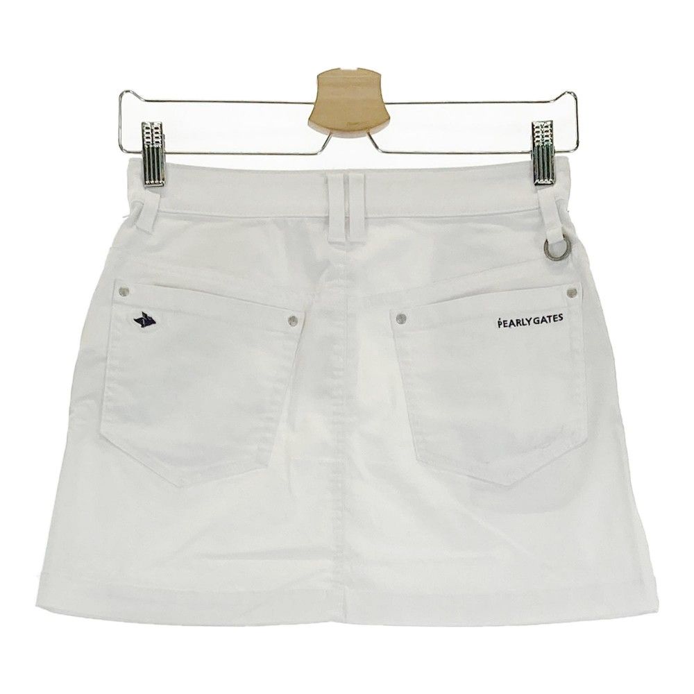 サイズ：00 PEARLY GATES パーリーゲイツ ストレッチスカート ホワイト