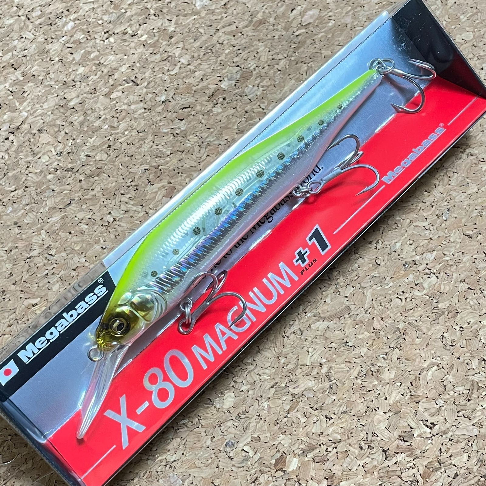 メガバス X-80 マグナム+1 チャートバック3個ドチャート1個 メガバス X-80 MAGNUM+1(X-80マグナム+1) GG チャートバック
