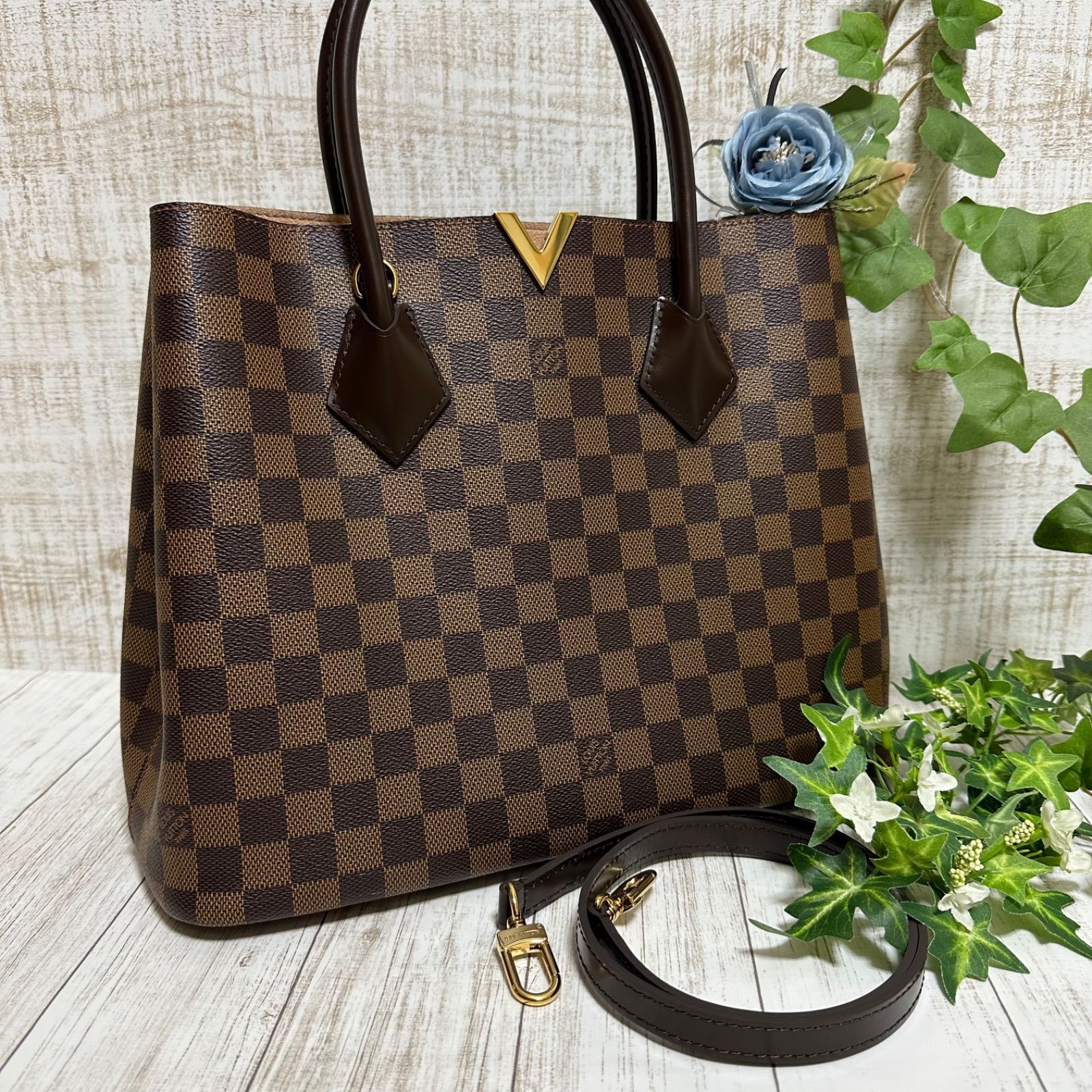 LOUIS VUITTON ルイヴィトン ケンジントン 2WAY バッグ ダミエ