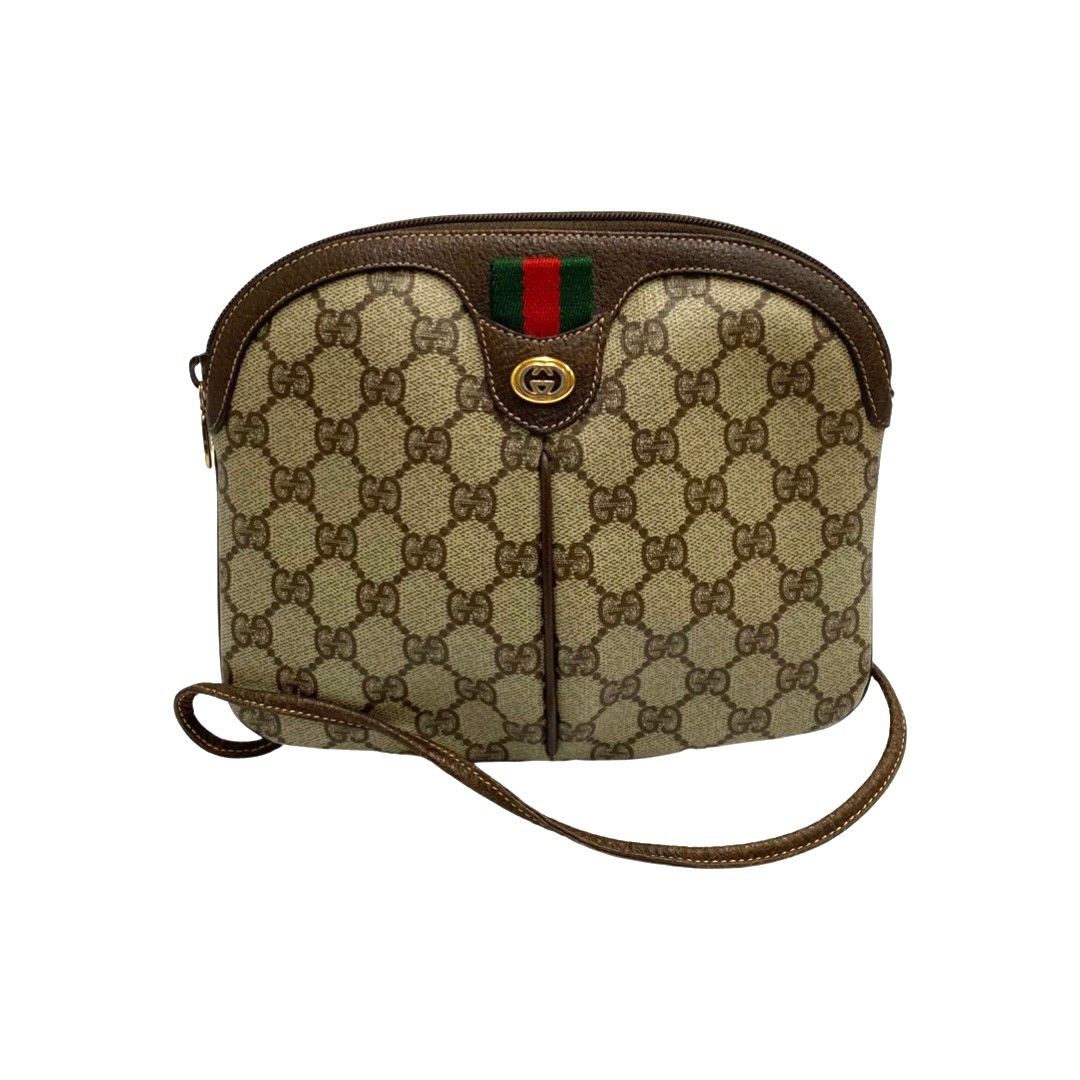 特価即納極 美品 GUCCI グッチ オールドグッチ シェリーライン ショルダーバッグ バッグ