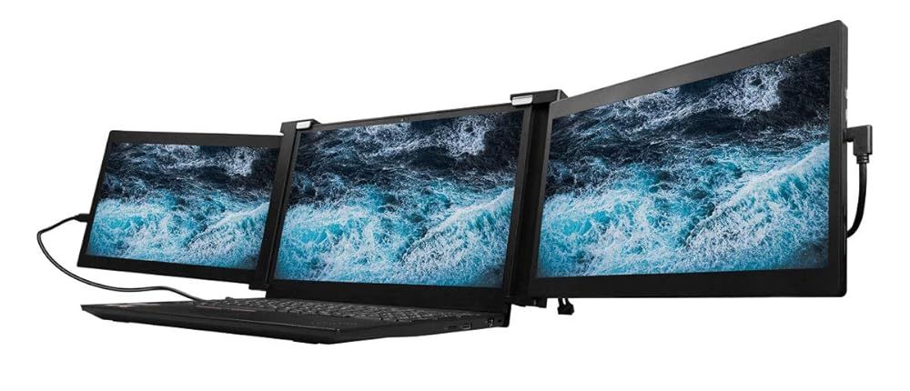 JAPANNEXT 10.1インチ モバイルモニター IPS パネル WUXGA 1920x1200解像度 スマートケース付き USB|Type C|PC対応|光沢 JN-TRI-IPS101HDR