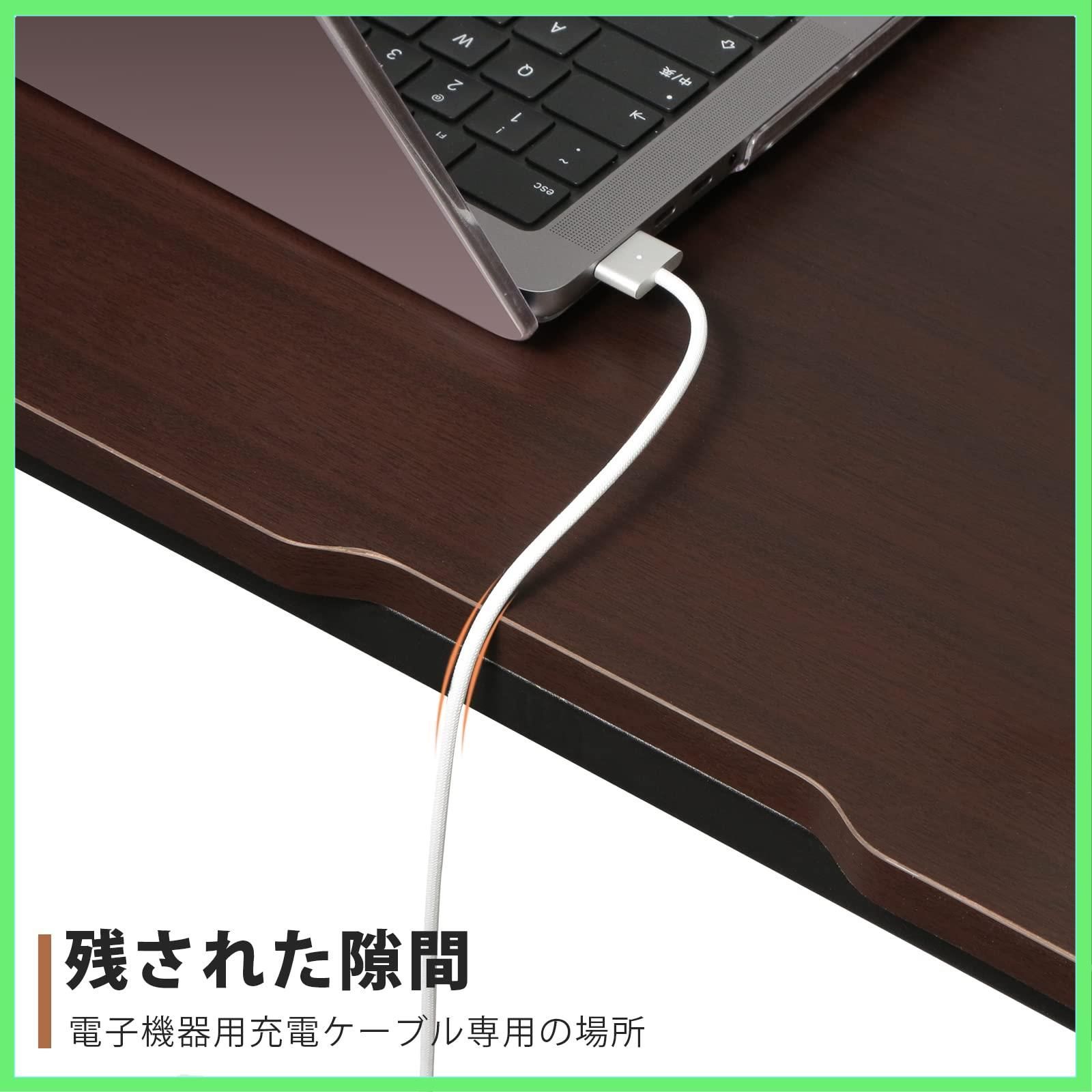 YeTom pc パソコンデスク 幅100cm×奥行48cm 布製引き出し つくえ