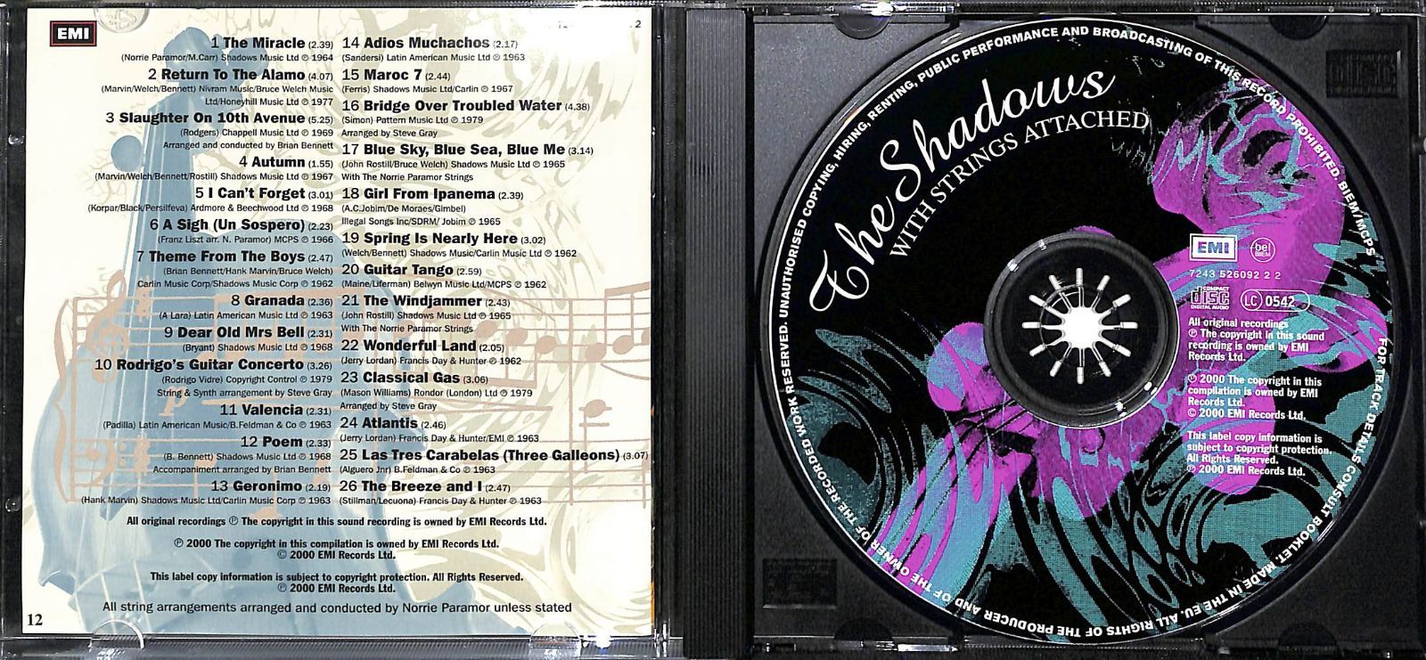 CD】The Shadows With Strings Attached シャドウズ - メルカリ