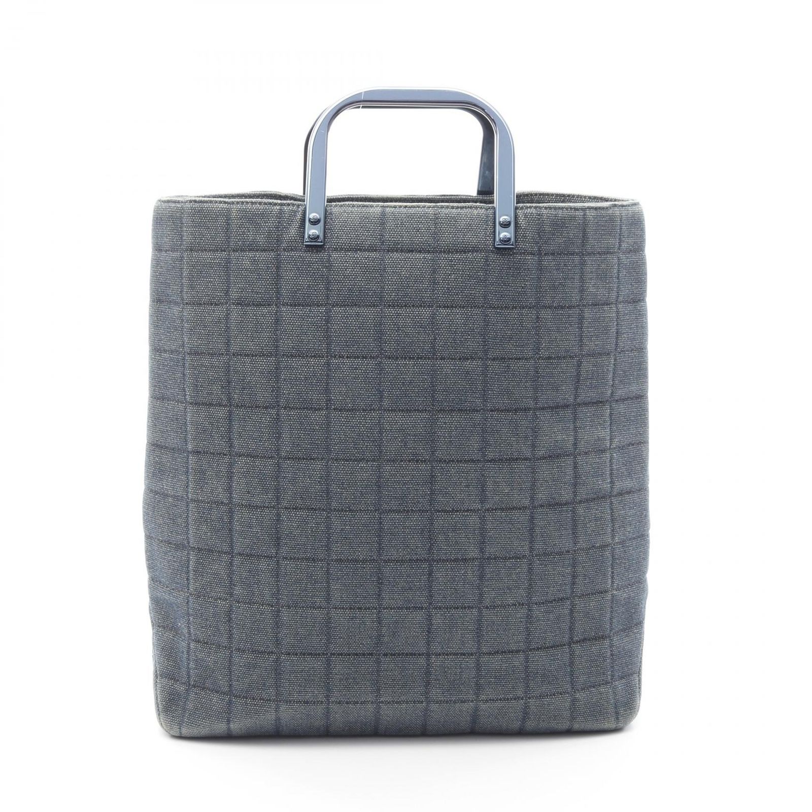 【最終処分SALE】シャネル チョコバートートバッグ ブルー K-5947 CHANEL - 【最終処分SALE】CHANEL チョコバー レザー トート