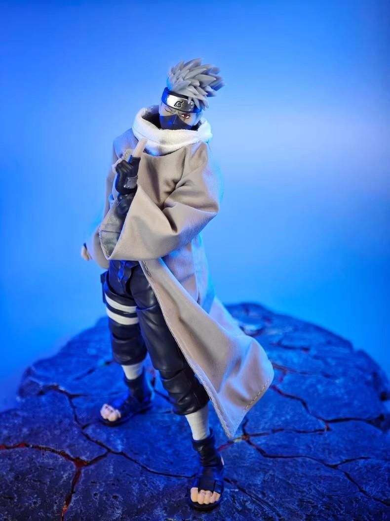 S H Figuartsはたけカカシ 六代目火影コート マント ナルト疾風