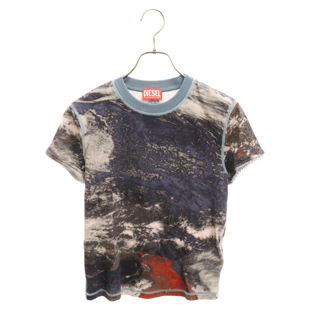トップス DIESEL Camo lace T-shirt Women's Camo lace T-shirt | Black | Diesel