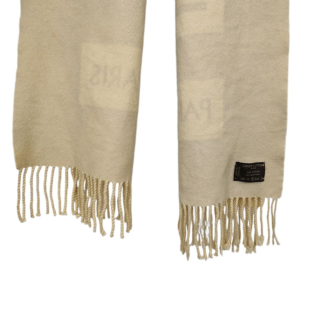 ルイヴィトン マフラー エシャルプ・バローダ M71293 カシミヤ ベージュ