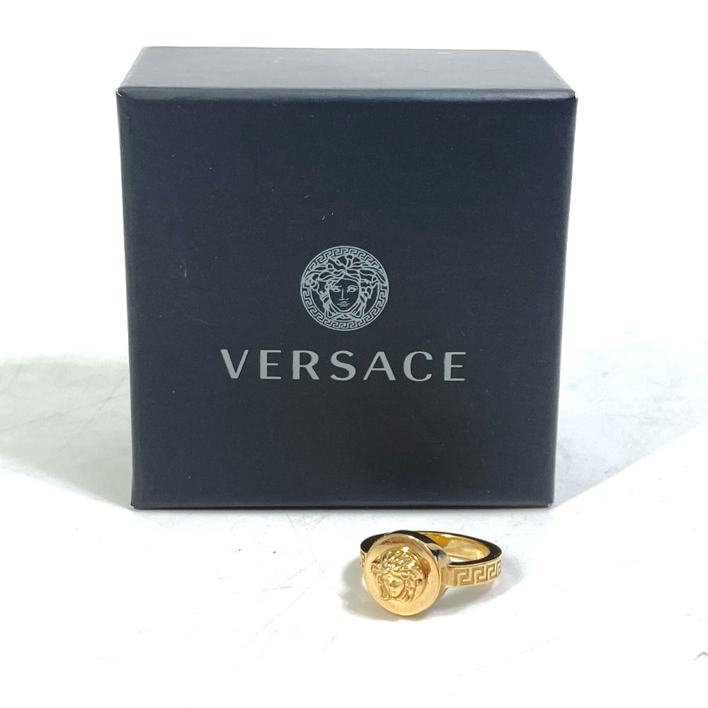 ヴェルサーチ メデューサ アクセサリー リング・指輪 メタル ゴールド 美品 - メルカリ