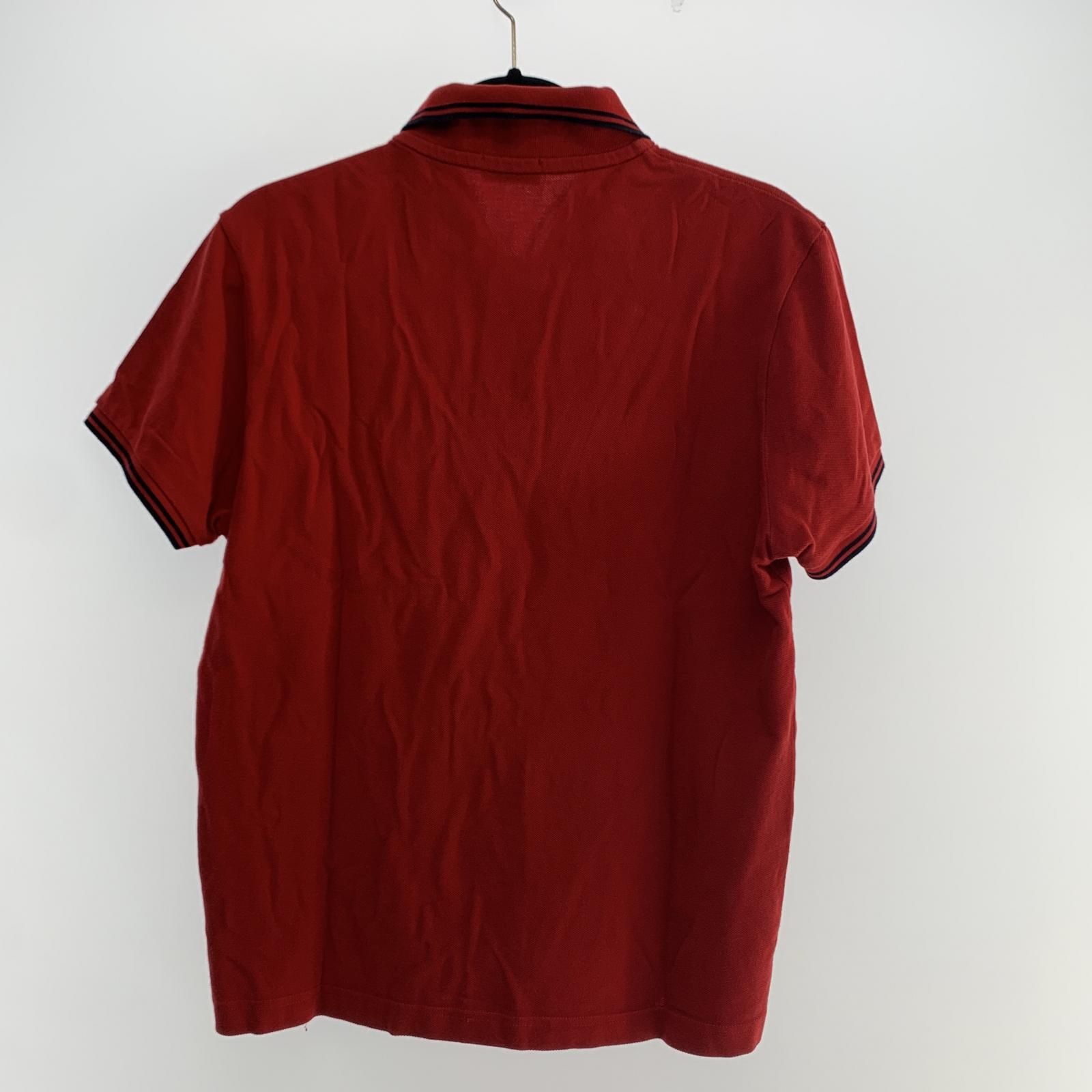 姫路東店】 中古 MONCLER | モンクレール ポロシャツ レッド サイズ：L 