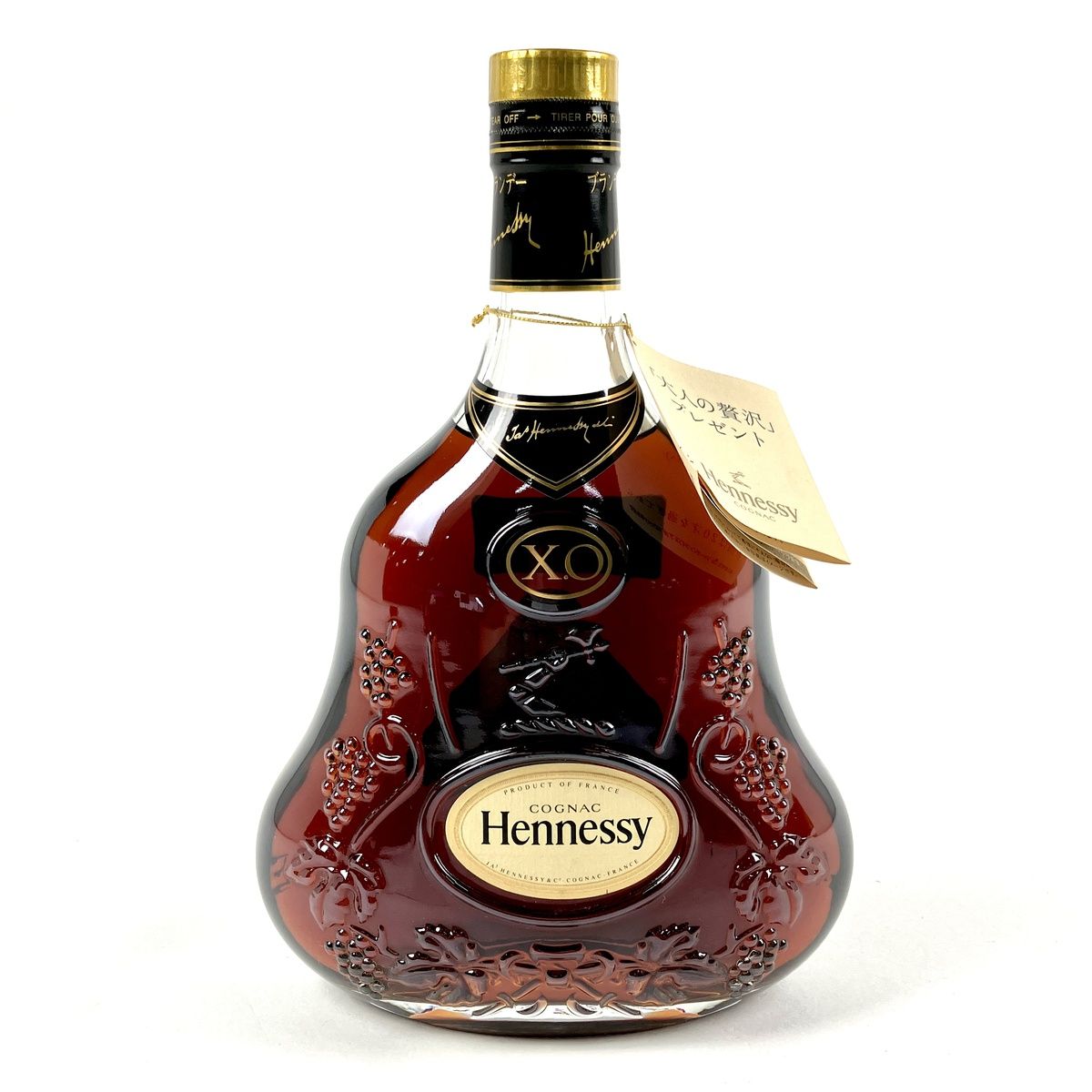 ヘネシー Hennessy XO 金キャップ クリアボトル 700ml ブランデー