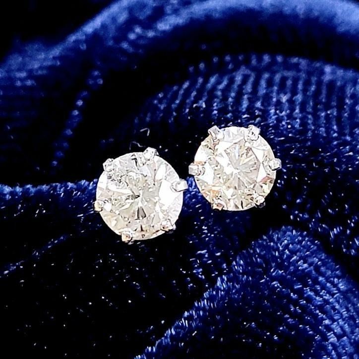 ギラギラ！ ハートキュー 計0.6ct ダイヤモンド プラチナ ピアス 鑑別書付 ギラギラ！ ハートキュー 計0.6ct ダイヤモンド プラチナ ピアス 鑑別