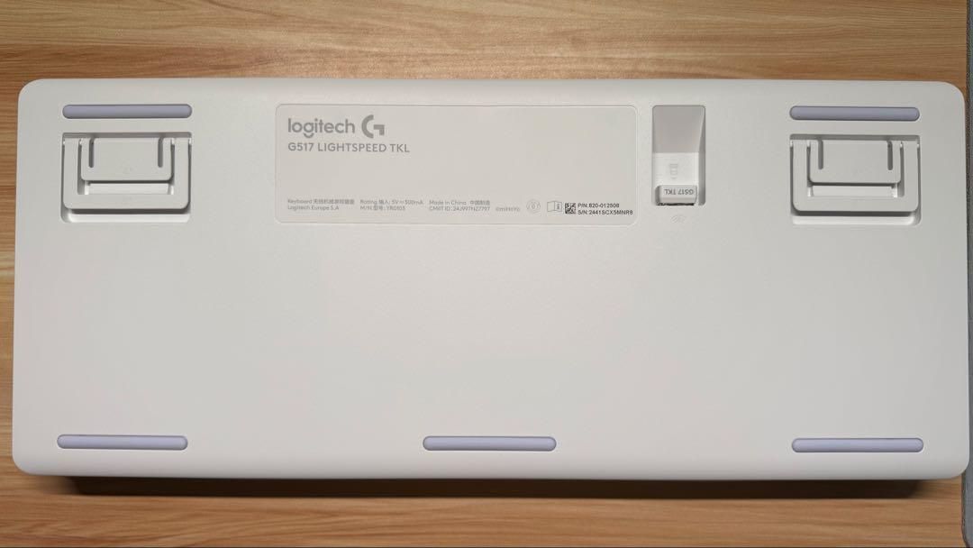 原神 神里綾華 ロジクール G 517 TKL ゲーミングキーボード 英語配列