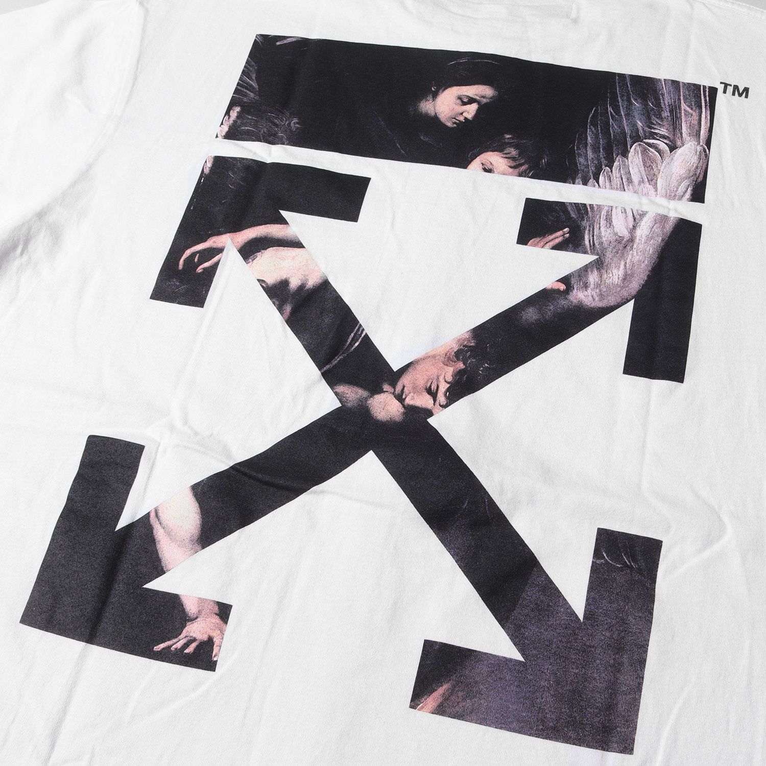 XS美品 OFF-WHITE CARAVAGGIO ARROW S/S OVER-