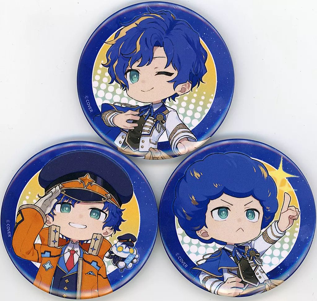 中古】バッジ・ピンズ アステル・レダ STARLight缶バッジセット(3個 