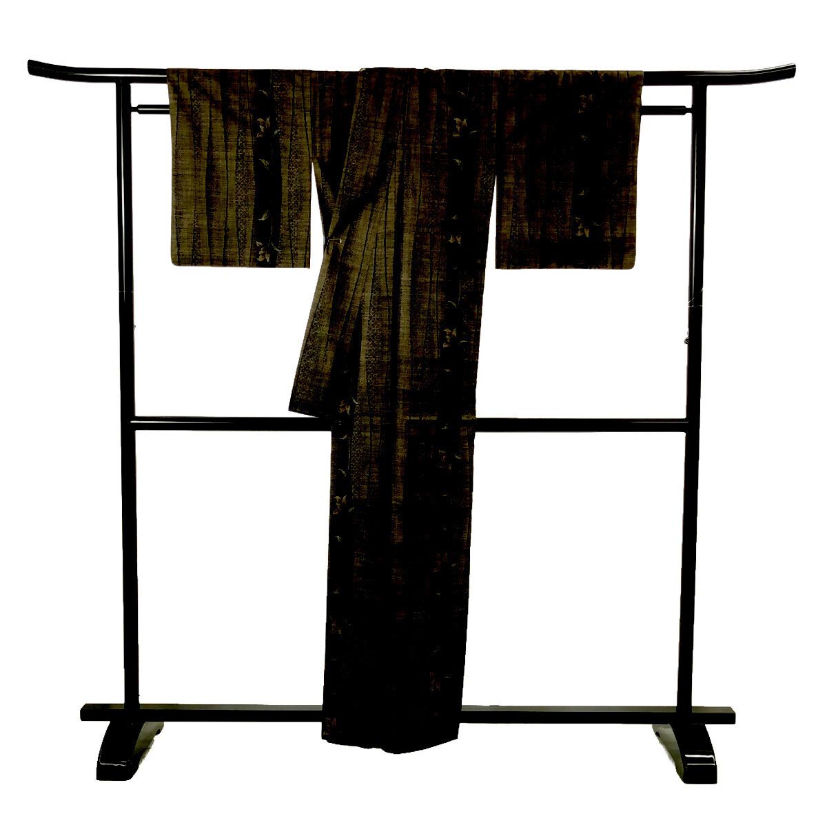 大島紬/美品/証紙付/本場奄美/茶泥/仕立上がり/適応身長150～156㎝/8410 大島紬/美品/証紙付/本場奄美/茶泥/仕立上がり/適応身長150～156